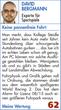 Meinung von David Bergmann