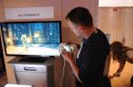 N-Zone-Kollege Sebastian Stange beim Probespielen mit der Nintendo Wii U. (7)
