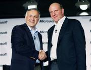 Microsoft-Boss Steve Ballmer (rechts)