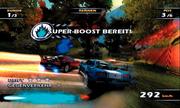 Erst wenn der Balken komplett gefüllt ist, können Sie den neuen Super-Boost zünden. Dieser ermöglicht lange Burnout-Serien. (PS2) 