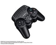 Das PS3-Pad mit Tastatur