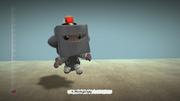 Sackboy im Roboter-Kostüm