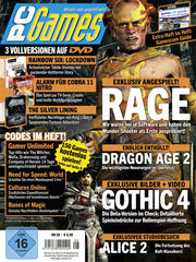Der id-Shooter Rage ist das Titelthema der August-PC-Games. Außerdem stellen wir die kommenden Top-Rollenspiele vor: Dragon Age 2, Gothic 4, Two Worlds 2.