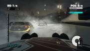 Rally-Cross: Durch den aufgewirbelten Schnee und die Dunkelheit wird euch die Sicht versperrt.