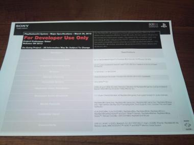Playstation 4: Angeblich Datenblatt mit PS4-Release aufgetaucht - sind das die Spezifikationen der Next Gen-Konsole?