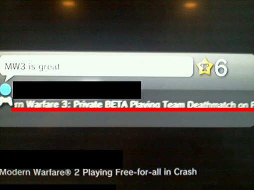 Call of Duty 8: Modern Warfare 3 soll laut diesem Foto bereits in der Beta-Phase sein. Das Bild könnte aber durch den PS3-Hack nur ein Fake sein.