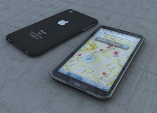 Das iPhone 5, hier in einer Fotomontage, könnte mit dem iPhone 4S einen kleineren, günstigeren Bruder bekommen. Das Smartphone befindet sich Gerüchten zufolge bereits in der Produktion.