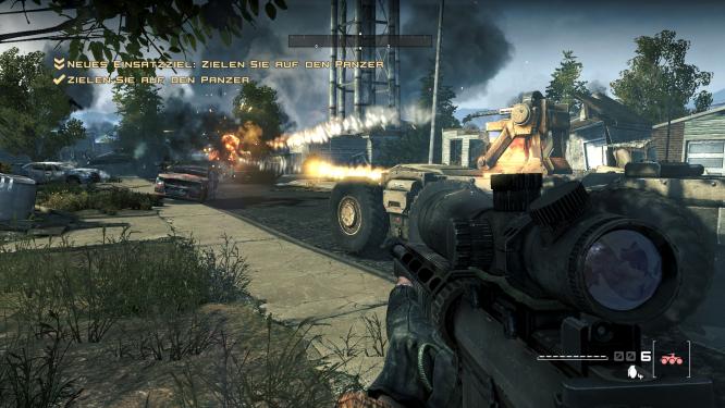 Homefront: Der Ego-Shooter spielt in einem fiktiven Endzeit-Szenario, indem das koreanische Millitär die USA überrollt hat.