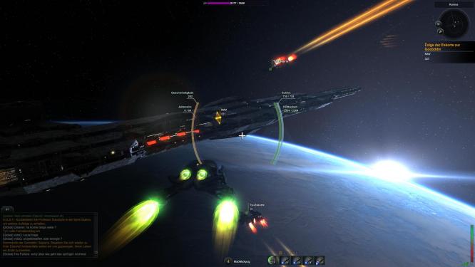 Grafisch ist Black Prophecy ohne jeden Zweifel erhaben und sticht die meisten anderen MMOs locker aus. 