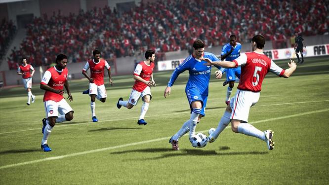 Während der gamescom 2011 verleiht eine Jury, die aus nationalen und internationalen Vertretern der Industrie besteht, Auszeichnung an die besten Highlights der Spielemesse. Hier ein Screenshot aus FIFA 12.