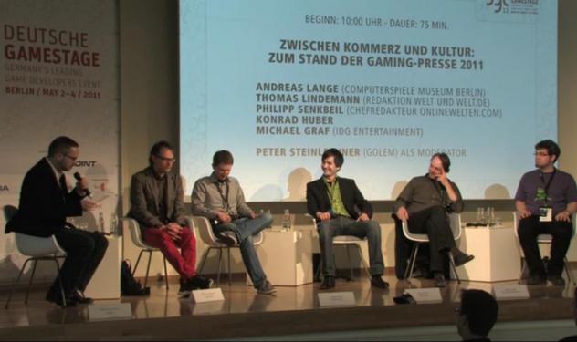 Der Stand des Gaming-Journalismus war Thema einer Diskussionsrunde auf der Quo Vadis 2011.