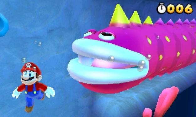 In diesem Jahr erscheint ein 'komplett neues' 2D-Abenteuer um Nintendo-Klempner Super Mario. Nähere Details nannte Nintendo bislang nicht. Handelt es sich um ein New Super Mario World? Bild: Super Mario 3D Land.