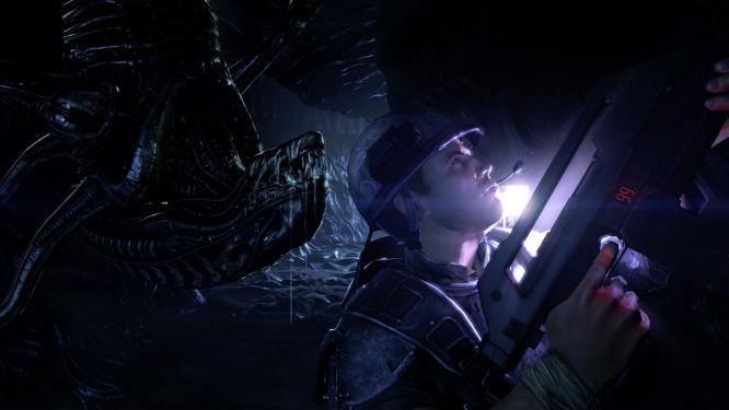 In Aliens: Colonial Marines müsst ihr ständig auf der Hut vor gefährlichen Aliens sein.