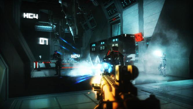 Willkommen im Grid: Die futuristischen Bunker erinnern designtechnisch an den Disney-Film Tron. 