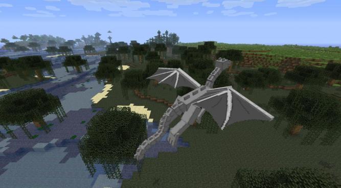 Den bekannten Skyrim-Trailer hat ein User in Minecraft nachgebaut, mit eindrucksvollen Ergebnissen. (7)