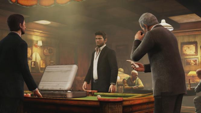 In einem britischen Pub versucht ein Geschäftsmann Nathan und Sully übers Ohr zu hauen. 