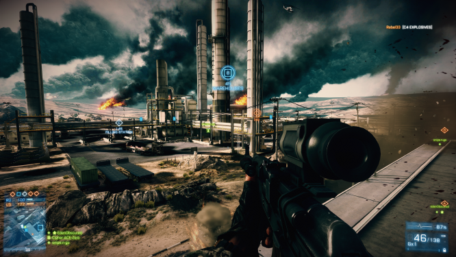 Die Farben wirken durch die Battlefield 3-Mod gleich deutlich dunkler.