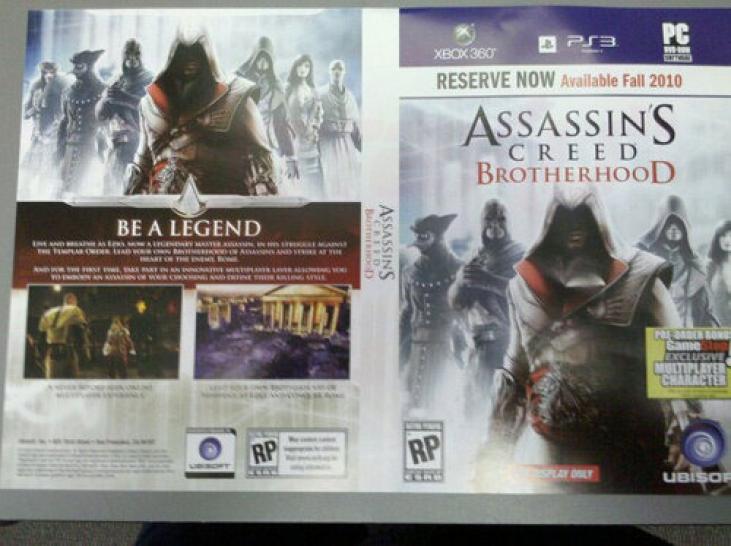 [06/05/10] Assassin's Creed: Brotherhood Packshot