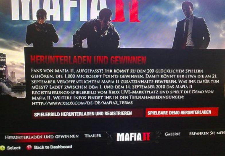 [05/09/10] Gewinnspiel zu Mafia 2