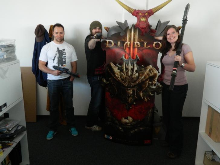 [18/05/12] Games-Aktuell-Podcast 213: Andy, Martin, Steffi (von links)