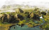 Shogun 2 - Total War: Zwei neue Concept Arts mit Kampagnen-Karte und Vulkanausbruch