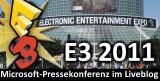 E3 2011: Microsoft-Pressekonferenz im Live-Stream und Live-Blog zum Nachlesen