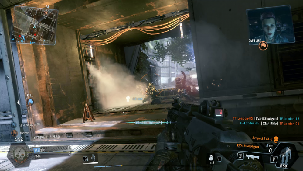 Es gibt zwar nur bisschen mehr als eine Handvoll unterschiedlicher Waffen im Spiel, die sind aber vom Handling her so stark unterschiedlich, dass wir uns über ein zu kleines Arsenal in Titanfall beklagen könnten.