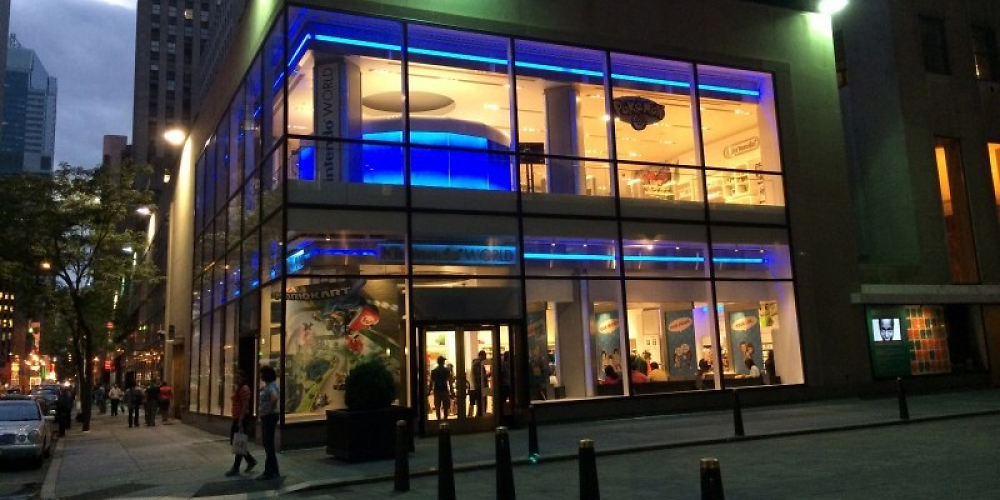 Nintendo World in New York: Das Nintendo-Kaufhaus ist Teil des Rockefeller Centers, eine der bekanntesten Adressen in Manhattan.