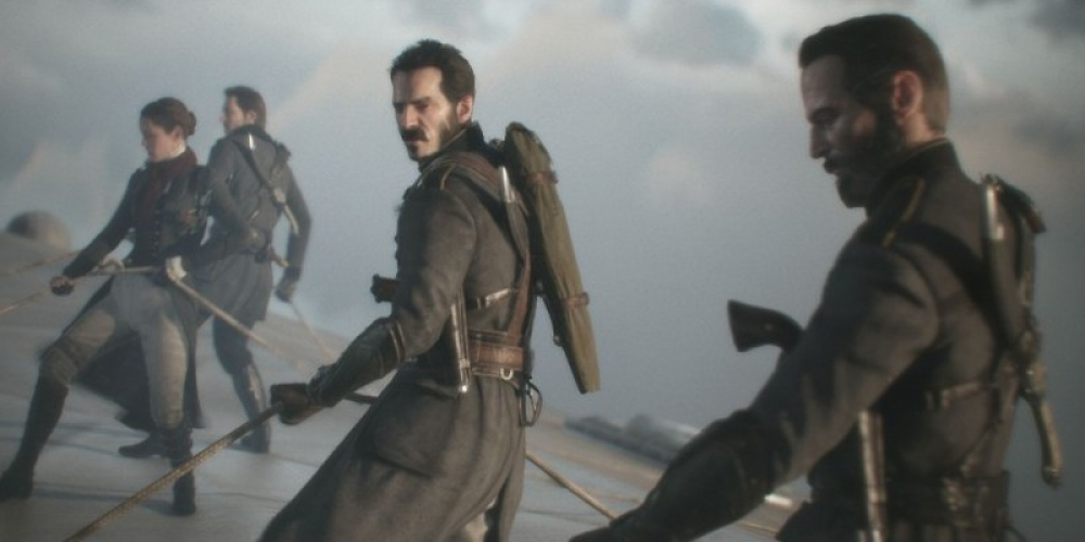 The Order: 1886 in der Vorschau: Die Balken sind auch im fertigen Spiel - sie unterstreichen den cineastischen Look.