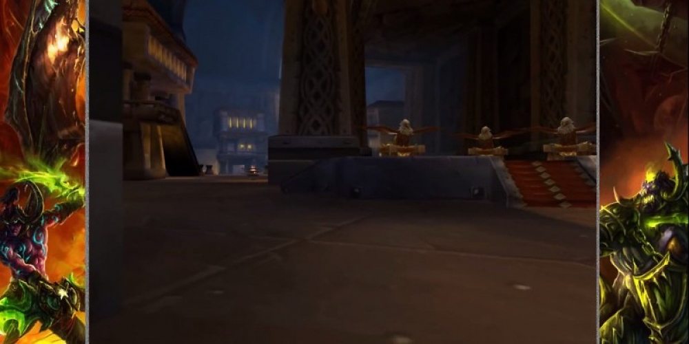 Ironforge im Alpha-Built von World of Warcraft.