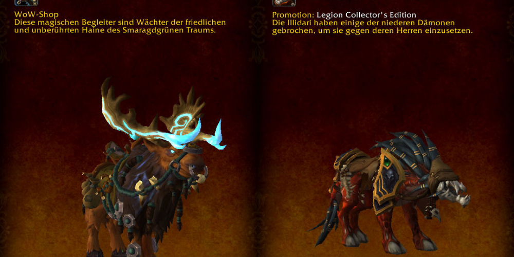 Ab Patch 6.2.2 gibt es in World of Warcraft neue Mounts und Pets.