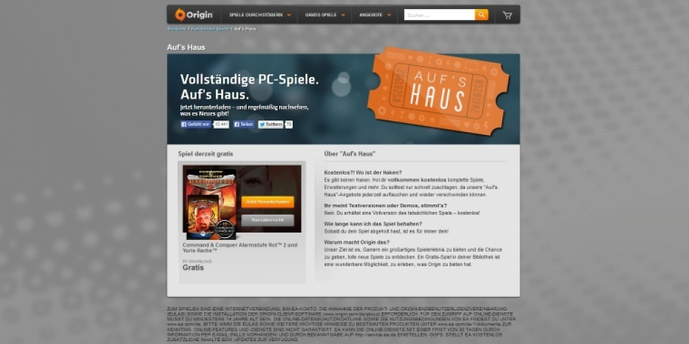 Command & Conquer: Alarmstufe Rot 2 und Yuri's Rache werden bei Origin verschenkt. (2)