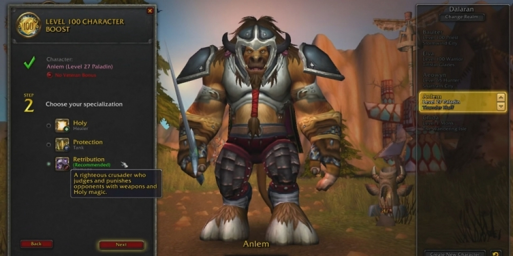 Spieler können einen Charakter in World of Warcraft: Legion auf Stufe 100 aufwerten - schon jetzt!