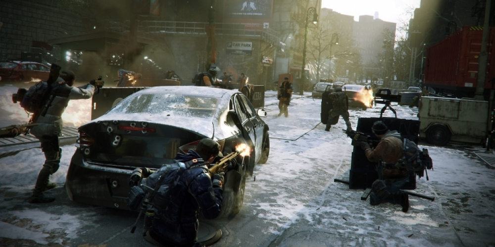 The Division: Schießereien warten an jeder Straßenecke - euren XP-Balken freut's ungemein.