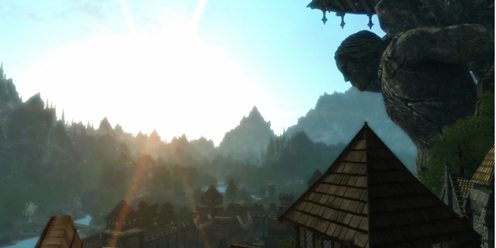 Die Total Conversion zu Skyrim bietet toll designte Schauplätze.