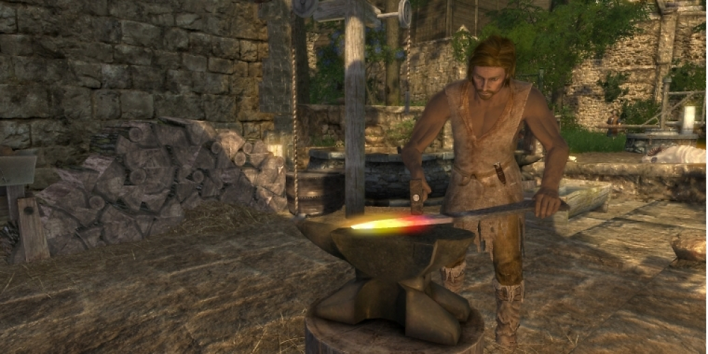 Die Total Conversion zu Skyrim bietet euch auch umfangreiche Crafting-Möglichkeiten.