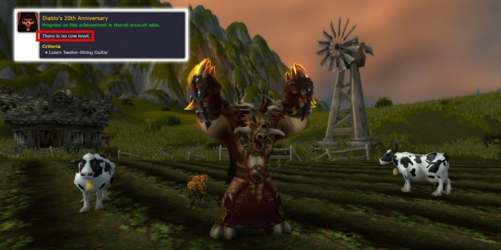 WoW: Kommt der Diablo-Kuhlevel?
