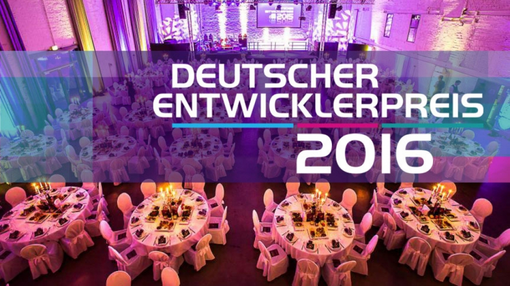 Deutscher Entwicklerpreis 2016: Verleihung am 7. Dezember im Livestream - das steckt dahinter