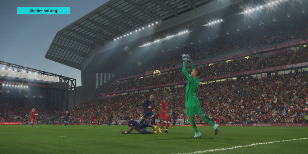 Replay-Szene in PES 2018.