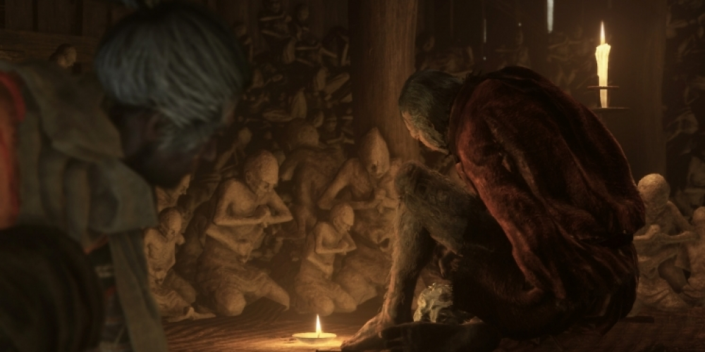 Der Bildhauer in Sekiro Shadows Die Twice.