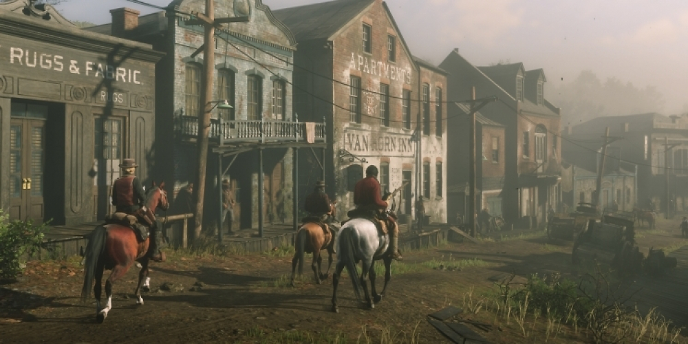 Screenshot aus dem Online-Modus von Red Dead Redemption 2.
