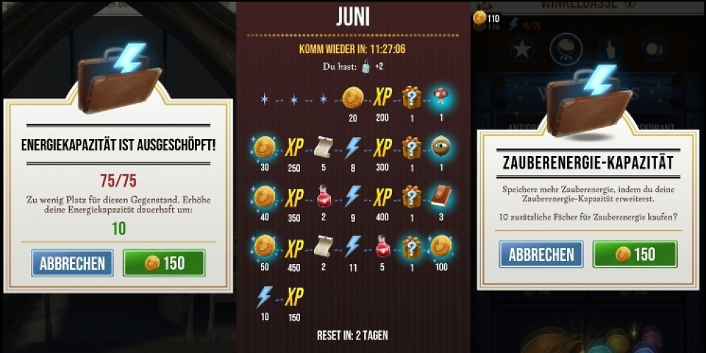 Harry Potter - Wizards Unite - Zauberenergie farmen, sparen und Kapazität erweitern - Tipps zur wertvollen Ressource.