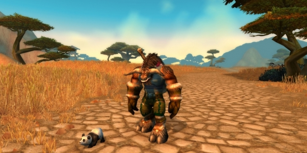 WoW Classic: Tauren-Druide in Mulgore