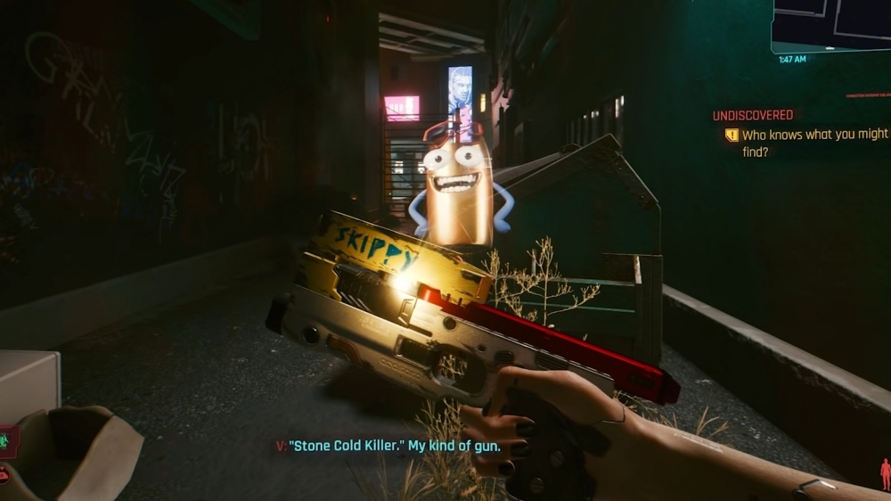 Cyberpunk 2077: Sprechende Pistole Skippy - Tipps zu Location und Funktionen