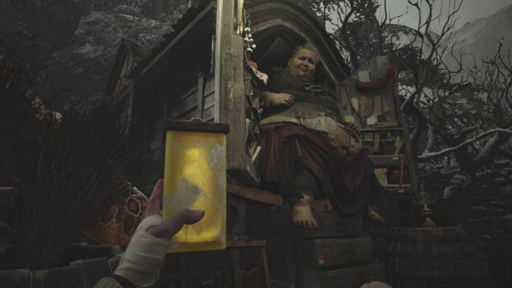 Resident Evil 8 Village: Lösung - Zweiter Dorfbesuch - Brunnenkurbel, Dukes Feinkost