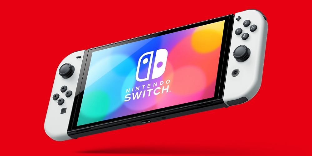 Die Nintendo Switch OLED.