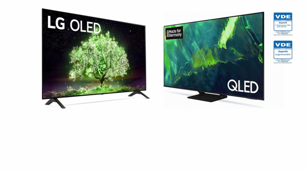 LG OLED TV & Samsung QLED Fernseher v. 2021 mit Rabatten bis zu 2.450 Euro
