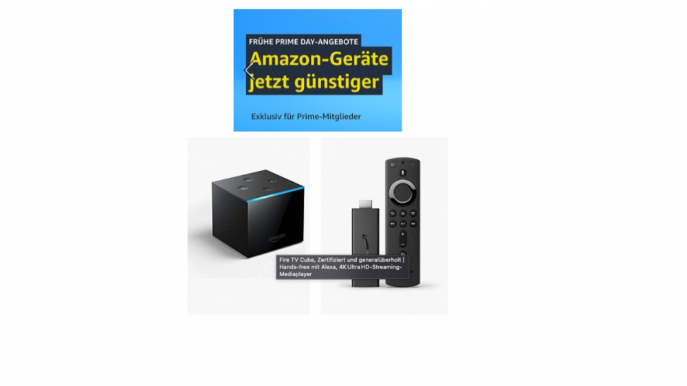 Bis zu 68% Rabatt: Fire TV Stick 4K beim Prime Day 2022