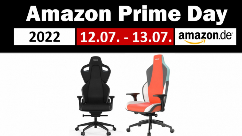 Recaro Gaming-Stuhl: Testsieger günstig wie nie beim Amazon Prime Day