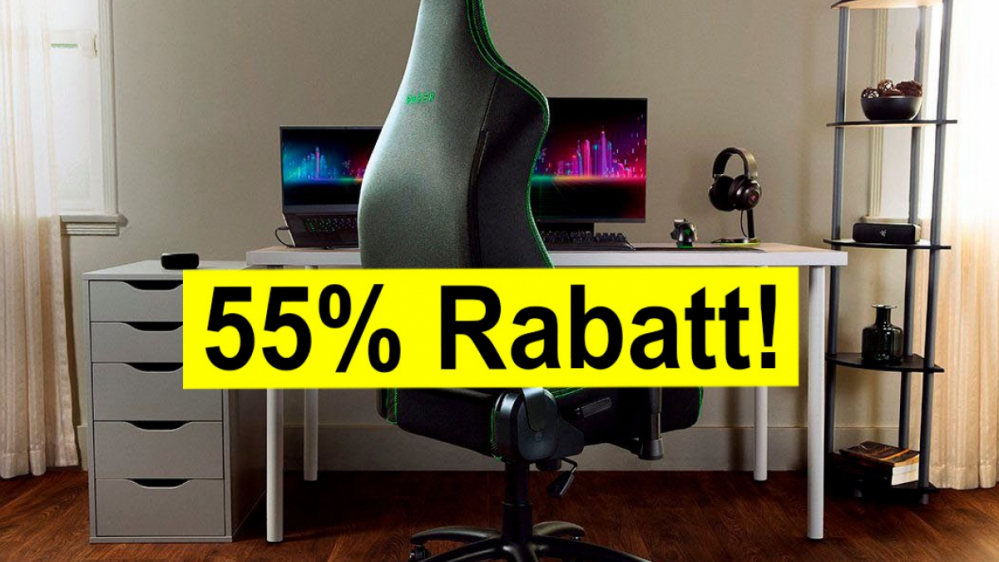 Razer Gaming Stuhl zum Superpreis: 180€ statt 400€ bei Otto - auch als Bürostuhl geeignet